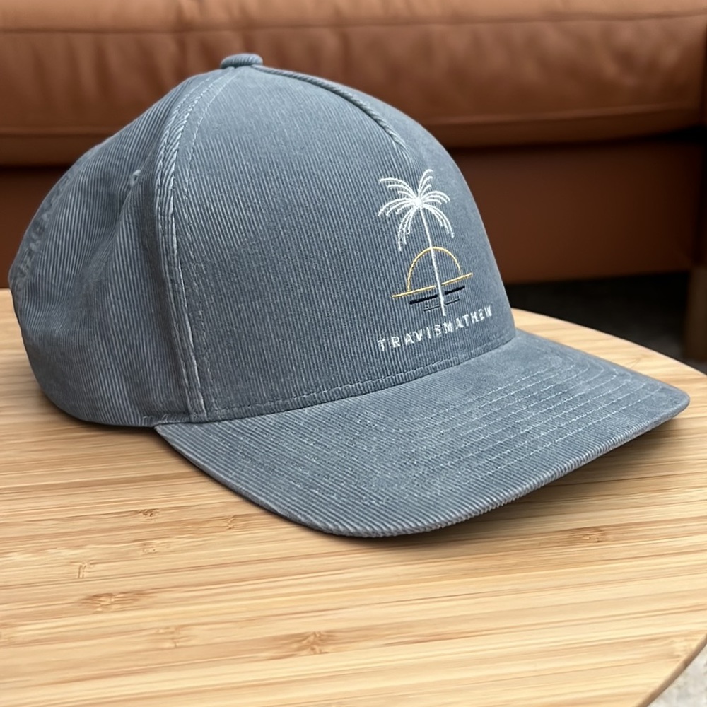 Travis Mathew Corduroy Snap Back Hat